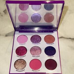 New It’s My Pleasure Colour Pop Eyeshadow Palette 9 Matte Metallic Pink Purple